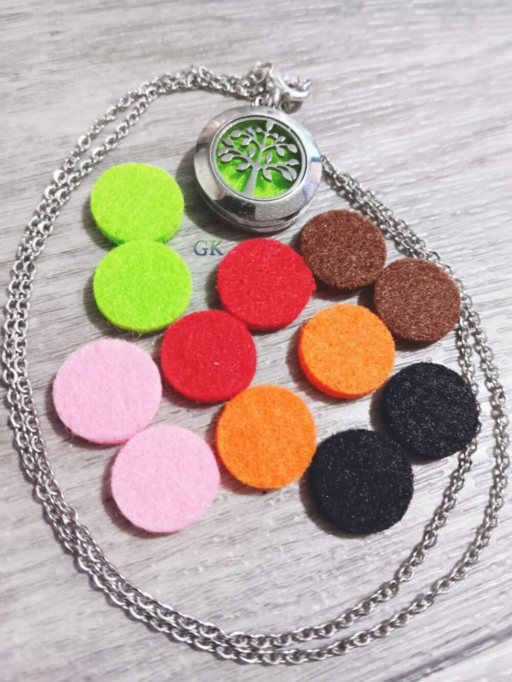 Essential Oil Diffuser Necklace Tree Of Life Stainless Steel